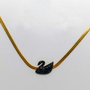 Ebony Swan Serpent Chain