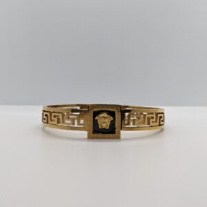 Versace Black Gold Medusa Bangle