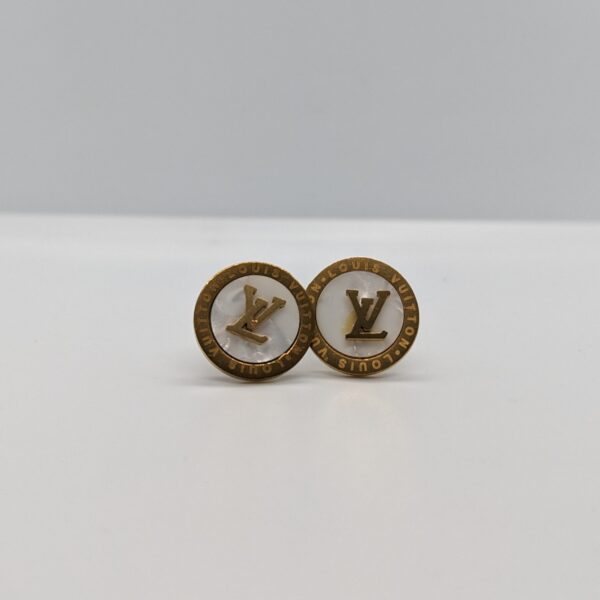 Golden Arc Crystal Embrace Earring
