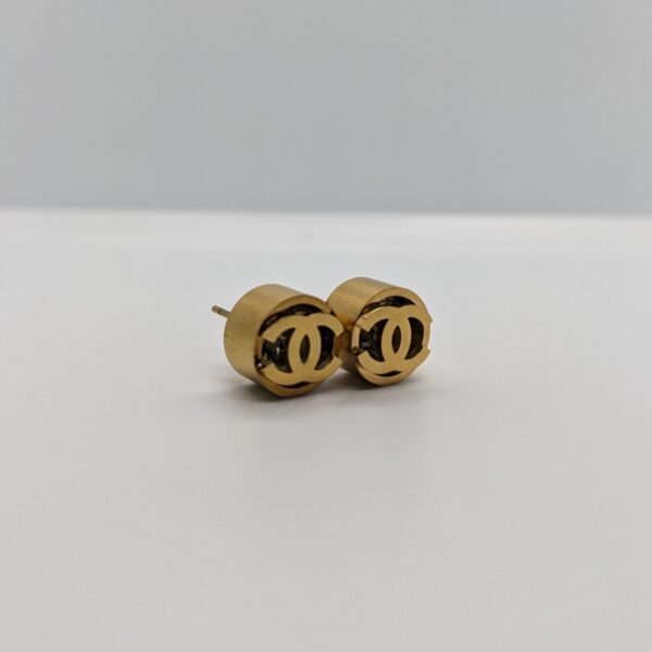 Golden Scroll Studs