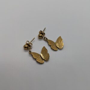 Gilded Butterfly Studs