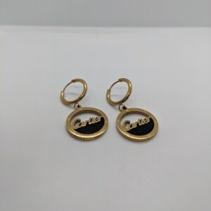 Noir Luxe Signature Hoops